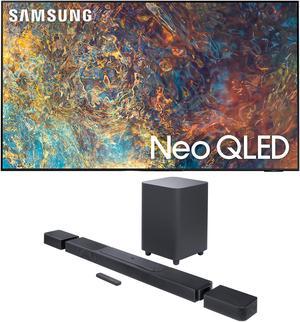 Samsung QN98QN90AA 98 Inch Neo QLED QN90 Series 4K Smart TV with a JBL BAR1300X 1114ch Soundbar and Subwoofer with Surround Speakers 2021