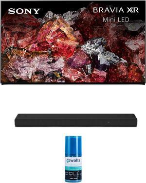 Sony XR85X95L 85 inch BRAVIA Mini LED 4K HDR Smart TV with a Sony HTA3000 31Ch Soundbar with BuiltIn Subwoofer and DTS VirtualX and Walts TV HDTV Screen Cleaner Kit 2023