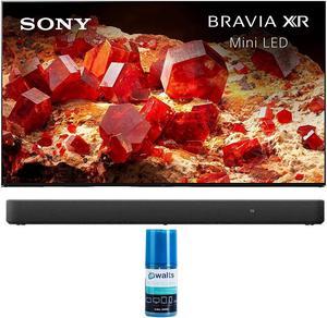 Sony XR65X93L 65 Inch 4K Mini LED Smart Google TV with PS5 Features with a Sony HTA9 404 Channel High Performance Home Theatre System and Walts HDTV Screen Cleaner Kit 2023