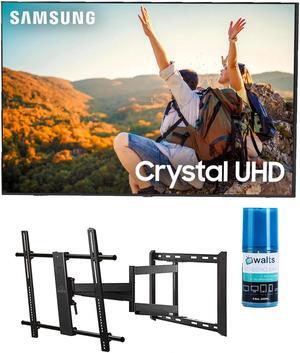 Samsung UN55CU7000DXZA 55 Inch 4K HDR LED Crystal UHD Smart TV with a Walts TV Large/Extra Large Full Motion Mount for 43-90 Inch Compatible TV's and a Walts HDTV Screen Cleaner Kit (2023)