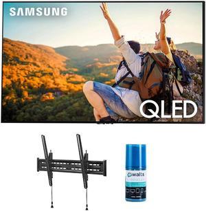 Samsung QN55Q80CDFXZA 55 Inch 4K QLED Quantum HDR Plus Smart TV with a Walts TV LargeExtra Large Tilt Mount for 4390 Inch Compatible TVs and a Walts HDTV Screen Cleaner Kit 2023