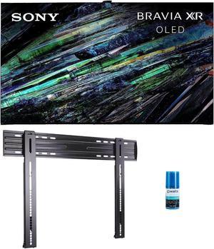 Sony XR77A95L 77 Inch QDOLED 4K UHD Smart Google TV with AI Upscaling with a Sanus LL11B1 Super Slim FixedPosition Wall Mount for 40 Inch  85 Inch TVs and Walts HDTV Screen Cleaner Kit 2023