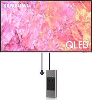Samsung QN43Q60CAFXZA 43 QLED 4K Quantum HDR Dual LED Smart TV with an Austere V Series 6Outlet Power wOmniport USB 2023