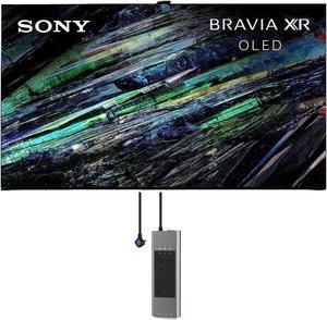 Sony XR77A95L 77 Inch QD-OLED 4K UHD Smart Google TV with AI Upscaling with an Austere V Series 8-Outlet Power w/Omniport USB (2023)