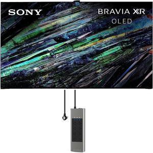 Sony XR77A95L 77 Inch QD-OLED 4K UHD Smart Google TV with AI Upscaling with an Austere VII Series 8 Outlet Power w/Omniport USB (2023)