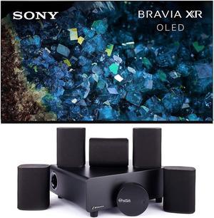 Sony XR83A80L 83 Inch 4K HDR OLED Smart Google TV with PS5 Features with a Platin MILAN-5-1-SOUNDSEND 5.1 Immersive Cinema-Style Sound System (2023)