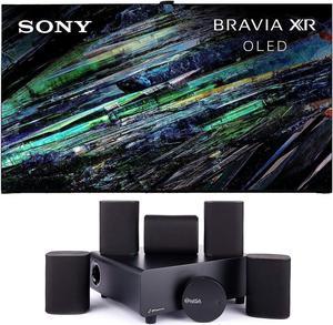 Sony XR65A95L 65 Inch QDOLED 4K UHD Smart Google TV with AI Upscaling with a Platin MILAN51SOUNDSEND 51 Immersive CinemaStyle Sound System 2023