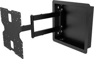 Kanto R400 Recessed In-wall Full Motion Articulating TV Mount for 35" - 65" TVs