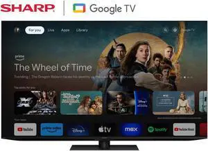 SHARP 4T-C65FV1U 65" AQUOS XLED 4K Ultra HD Mini LED Google TV (2024)