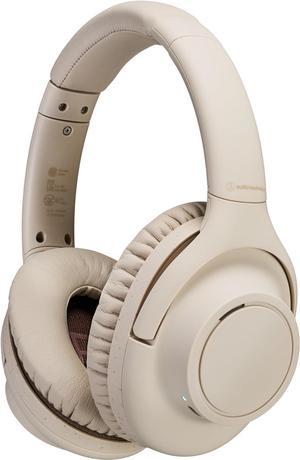 Audio Technica ATH-S300BTBG Beige Wireless Over-Ear Headphones (2024)
