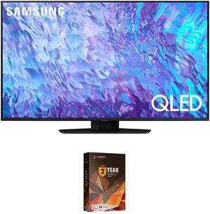 Samsung QN75Q80CAFXZA 75 Inch 4K QLED Direct Full Array with Dolby Smart TV and 2 Year Amber Protection Plan (2023)