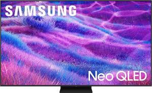 Samsung QN55QN80FAFXZA 55 Inch Neo QLED QN80F Series Supreme UHD 4K TV with a Walts TV Medium Full Motion Mount for 32"-65" TVs and Amber Protection 3-OUTLET-SURGE Surge Protector (2025)