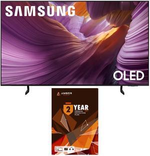 Samsung QN65S85FAFXZA 65 Inch OLED HDR 4K Smart TV with Q-Symphony Pro and 2 Year Amber Protection Plan (2025)