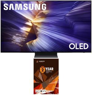 Samsung QN65S90FAFXZA 65 Inch 4K OLED Smart TV with Dolby Atmos and 2 Year Amber Protection Plan (2025)