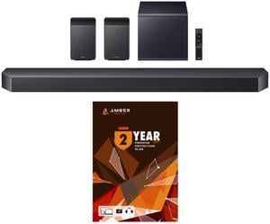 Samsung HW-Q990F Q Series Soundbar 11.1.4 Ch Subwoofer with Rear Speakers with 2 Year Amber Protection Plan (2025)