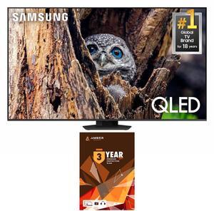 Samsung QN75Q80DDFXZA 75 Inch QLED 4K Smart TV with Direct Full Array and 3 Year Amber Protection Plan (2025)