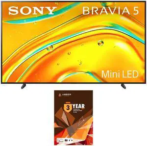 Sony K98XR50 98 Inch Bravia Mini LED 4K HDR Google TV with AI Super Resolution and 3 Year Amber Protection Plan (2025)