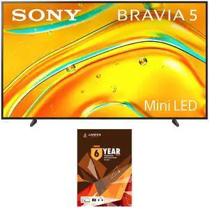 Sony K98XR50 98 Inch Bravia Mini LED 4K HDR Google TV with AI Super Resolution and 6 Year Amber Protection Plan (2025)