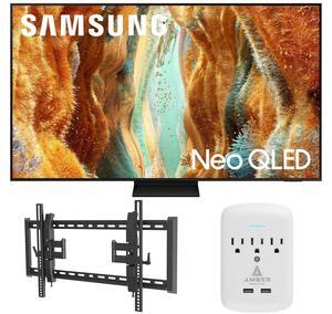 Samsung QN85QN70FAFXZA 85 Inch Neo QLED 4K Smart TV with a Walts TILT-EXTENSION-37-90 Tilt Mount for 37"-90" TVs and Amber Protection 3-OUTLET-SURGE Surge Protector (2025)