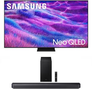 Samsung QN75QN80FAFXZA 75 Inch Neo QLED QN80F Series Supreme UHD 4K TV with a Samsung HW-Q600F Q Series Soundbar 3.1.2 Ch Sound and Subwoofer (2025)