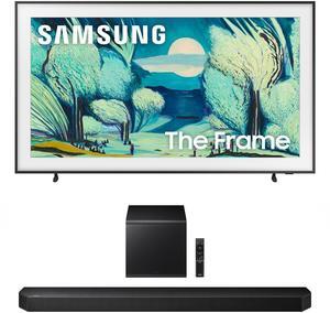Samsung QN65LS03FAFXZA 65 Inch The Frame QLED 4K Art Mode Vision AI Smart TV with a Samsung HW-Q800F Q Series Soundbar 5.1.2 Ch Subwoofer (2025)