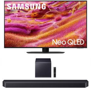 Samsung QN50QN90FAFXZA 50 Inch Neo QLED 4K QN90F Vision AI Smart TV with a Samsung HW-Q900F Q Series Soundbar 7.1.2 Ch Subwoofer (2025)