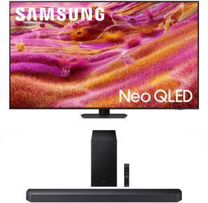 Samsung QN65QN90FAFXZA 65 Inch Neo QLED 4K QN90F Vision AI Smart TV with a Samsung HW-Q600F Q Series Soundbar 3.1.2 Ch Sound and Subwoofer (2025)