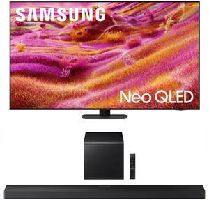 Samsung QN85QN90FAFXZA 85 Inch Neo QLED 4K QN90F Vision AI Smart TV with a Samsung HW-QS700F 3.1.2 Ch Dolby Atmos Soundbar and Subwoofer (2025)
