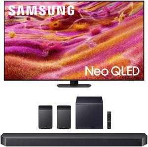 Samsung QN65QN90FAFXZA 65 Inch Neo QLED 4K QN90F Vision AI Smart TV with a Samsung HW-Q990F Q Series Soundbar 11.1.4 Ch Subwoofer with Rear Speakers (2025)