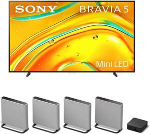 Sony K98XR50 98 Inch Bravia Mini LED 4K HDR Google TV with a Sony HT-A9M2 4.0.4 Ch BRAVIA Theater Quad Soundbar (2025)