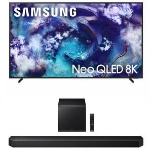 Samsung QN85QN900FFXZA 85 Inch Neo Quantum HDR 8K Pro QLED Smart TV with a Samsung HW-Q800F Q Series Soundbar 5.1.2 Ch Subwoofer (2025)