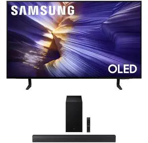 Samsung QN42S90FAEXZA 42 Inch 4K OLED Smart TV with a Samsung HW-B630F B-Series Soundbar 3.1 Ch and Subwoofer with Dolby Audio (2025)
