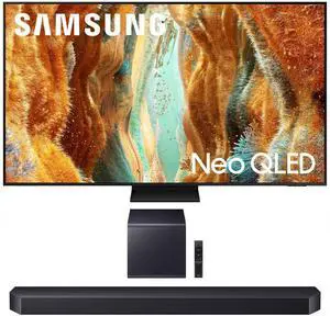 Samsung QN85QN70FAFXZA 85 Inch Neo QLED 4K Smart TV with a Samsung HW-Q900F Q Series Soundbar 7.1.2 Ch Subwoofer (2025)