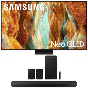Samsung QN85QN70FAFXZA 85 Inch Neo QLED 4K Smart TV with a Samsung HW-Q990D 11.1.4ch Soundbar with True Dolby Atmos Sound (2025)