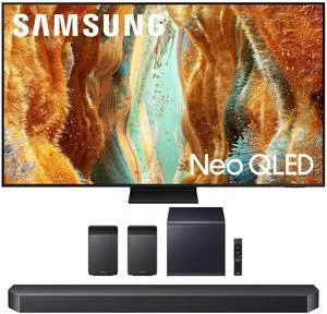 Samsung QN85QN70FAFXZA 85 Inch Neo QLED 4K Smart TV with a Samsung HW-Q990F Q Series Soundbar 11.1.4 Ch Subwoofer with Rear Speakers (2025)