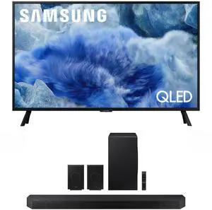 Samsung QN32Q8FAAFXZA 32 Inch Class QLED Q8F 4K Vision AI Smart TV with a Samsung HW-Q990D 11.1.4ch Soundbar with True Dolby Atmos Sound (2025)