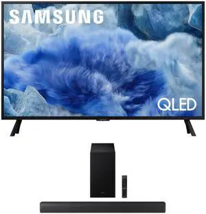 Samsung QN32Q8FAAFXZA 32 Inch Class QLED Q8F 4K Vision AI Smart TV with a Samsung HW-B630F B-Series Soundbar 3.1 Ch and Subwoofer with Dolby Audio (2025)