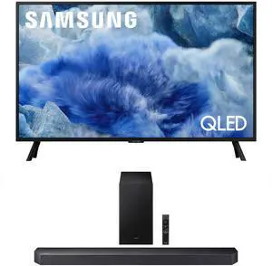 Samsung QN32Q8FAAFXZA 32 Inch Class QLED Q8F 4K Vision AI Smart TV with a Samsung HW-Q600F Q Series Soundbar 3.1.2 Ch Sound and Subwoofer (2025)
