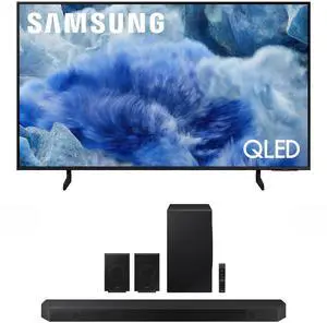 Samsung QN43Q8FAAFXZA 43 Inch Class QLED Q8F 4K Vision AI Smart TV with a Samsung HW-Q990D 11.1.4ch Soundbar with True Dolby Atmos Sound (2025)