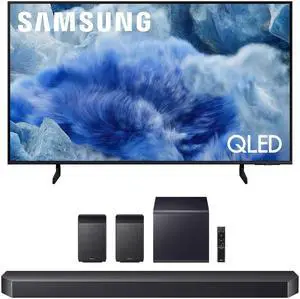 Samsung QN43Q8FAAFXZA 43 Inch Class QLED Q8F 4K Vision AI Smart TV with a Samsung HW-Q990F Q Series Soundbar 11.1.4 Ch Subwoofer with Rear Speakers (2025)