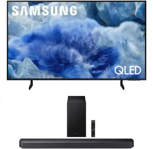 Samsung QN43Q8FAAFXZA 43 Inch Class QLED Q8F 4K Vision AI Smart TV with a Samsung HW-Q600F Q Series Soundbar 3.1.2 Ch Sound and Subwoofer (2025)