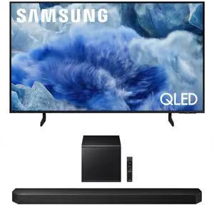 Samsung QN43Q8FAAFXZA 43 Inch Class QLED Q8F 4K Vision AI Smart TV with a Samsung HW-Q800F Q Series Soundbar 5.1.2 Ch Subwoofer (2025)