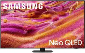 Samsung QN55QN90FAFXZA 55 Inch Neo QLED 4K QN90F Vision AI Smart TV with a Kanto R300 Recessed Low Profile Full Motion Wall Mount (2025)