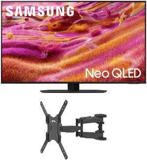 Samsung QN50QN90FAFXZA 50 Inch Neo QLED 4K QN90F Vision AI Smart TV with a Kanto M600 Full Motion Mount (2025)