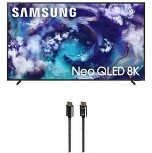 Samsung QN65QN900FFXZA 65 Inch Neo Quantum HDR 8K Pro QLED Smart TV with an Austere 7S-8KHD2-2.5M VII Series 2.5m Premium Braided 8K HDMI Cable (2025)