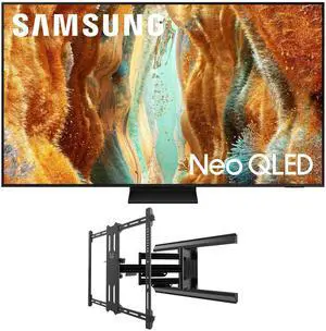 Samsung QN85QN70FAFXZA 85 Inch Neo QLED 4K Smart TV with a Kanto PMX700 Pro Series Full Motion Dual Stud Mount (2025)