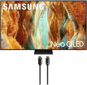 Samsung QN85QN70FAFXZA 85 Inch Neo QLED 4K Smart TV with an Austere 7S-8KHD2-2.5M VII Series 2.5m Premium Braided 8K HDMI Cable (2025)