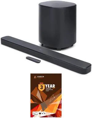 JBL BAR-500-MK2 Dolby Atmos Soundbar with a 10" Wireless Subwoofer and 3 Year Amber Protection Plan (2025)