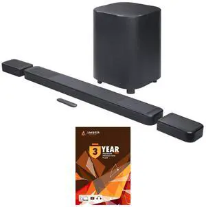JBL BAR-1300X-MK2 AI Sound Boost with Dolby Atmos Soundbar System and 3 Year Amber Protection Plan (2025)