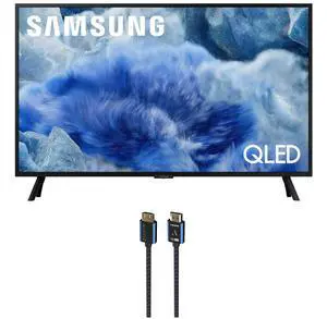 Samsung QN32Q8FAAFXZA 32 Inch Class QLED Q8F 4K Vision AI Smart TV with an Austere 5S-4KHD2-2.5M V-Series 2.5m Premium 4K HDR HDMI Braided Cable (2025)